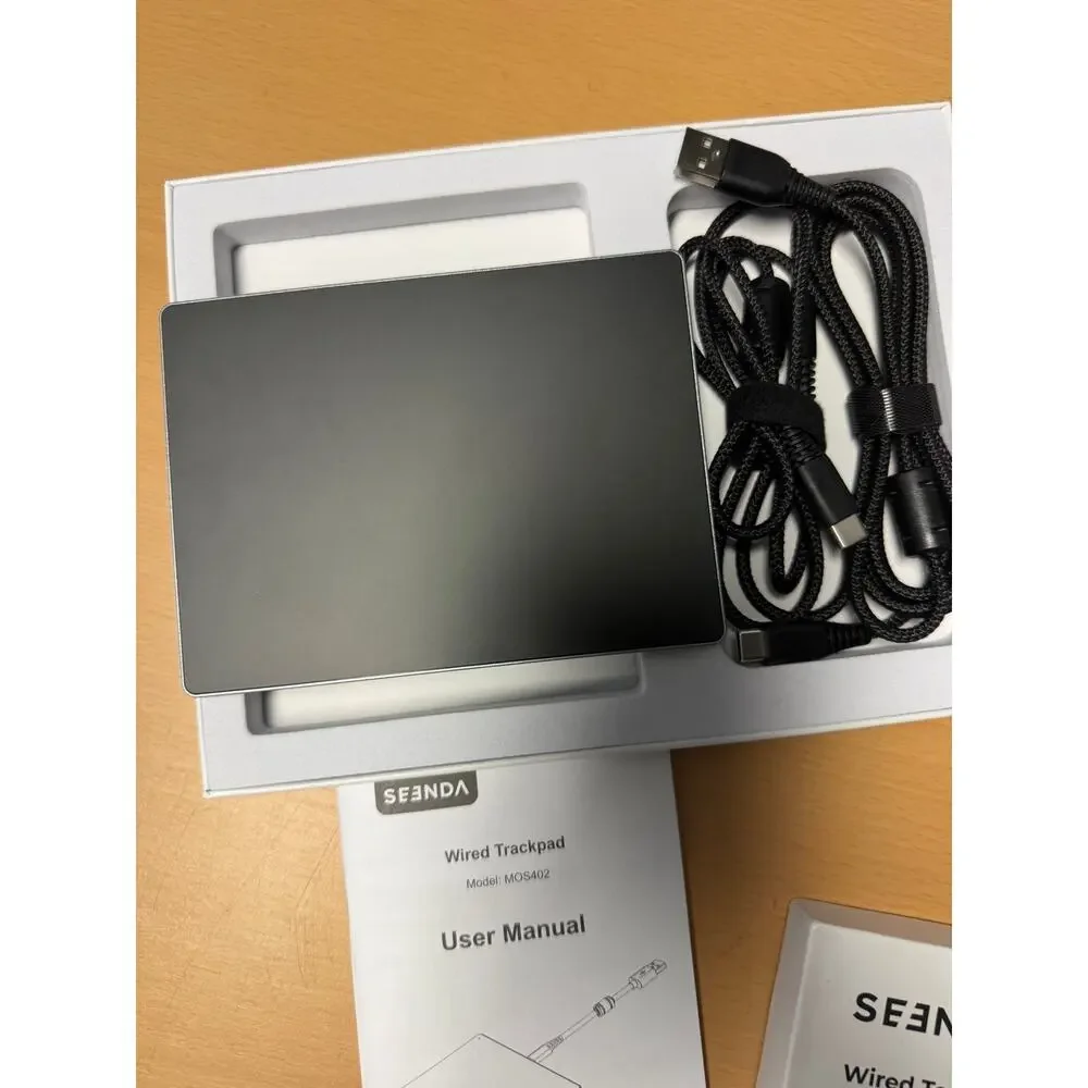 SEENDA MOS402 Wired Touchpad Trackpad for Windows & Mac USB Open Box